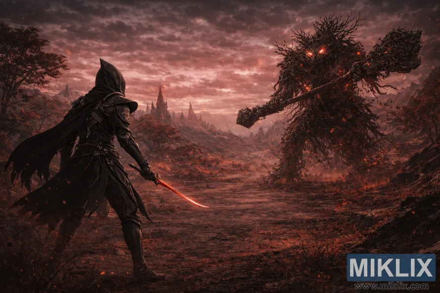 એલ્ડેન રિંગના કેલિડમાં પુટ્રિડ અવતાર બોસનો સામનો કરતી બ્લેક નાઇફ આર્મરમાં ટાર્નિશ્ડની વાસ્તવિક ચાહક કલા. એલ્ડેન રિંગના કેલિડમાં પુટ્રિડ અવતાર બોસનો સામનો કરતી બ્લેક નાઇફ આર્મરમાં ટાર્નિશ્ડની વાસ્તવિક ચાહક કલા.