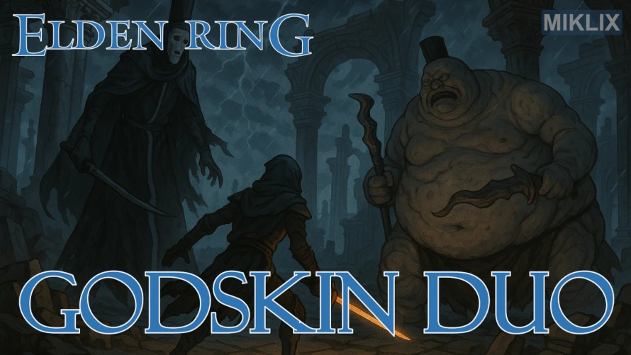 Image Elden Ring Fanart The Godskin Duo Encounter Miklix image-elden-ring-fanart-the-godskin-duo-encounter-miklix