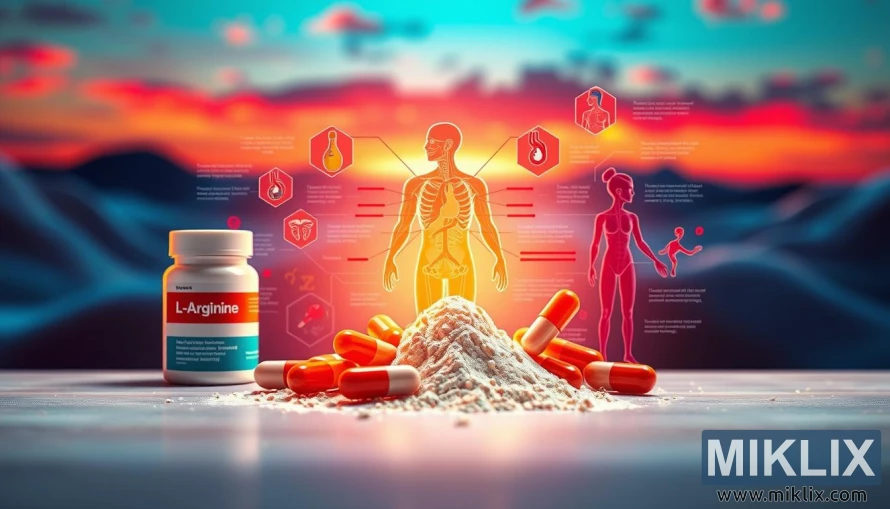 L-არგინინის კაფსულები ანატომიური დიაგრამებით, რომლებიც ასახავს ჯანმრთელობისთვის სარგებელს. L-არგინინის კაფსულები ანატომიური დიაგრამებით, რომლებიც ასახავს ჯანმრთელობისთვის სარგებელს.