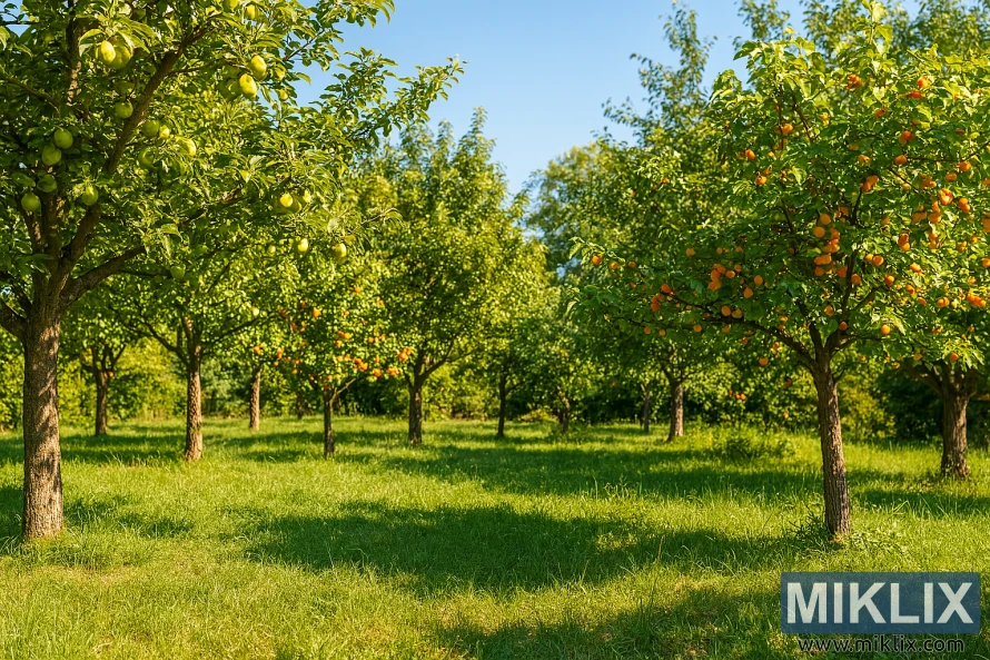 Kebon woh-wohan mangsa panas sing rame karo wit-witan woh-wohan sing menehi iyub-iyub lan ngasilake panen sing mateng Kebon woh-wohan mangsa panas sing rame karo wit-witan woh-wohan sing menehi iyub-iyub lan ngasilake panen sing mateng