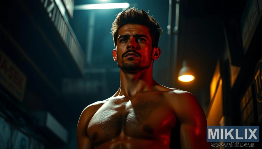 Umuntu omile eqinile endaweni efiphele yasedolobheni enethunzi elimangalisayo nokugqolozela okuzimisele.