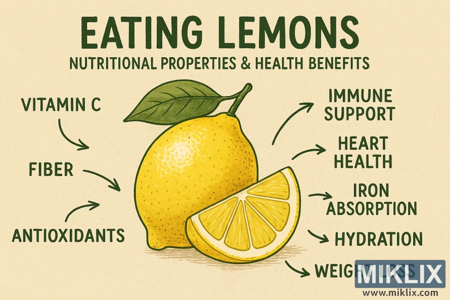 Umfanekiso obonisa izakhiwo zokudla okunempilo kanye nezinzuzo zezempilo zokudla ulamula